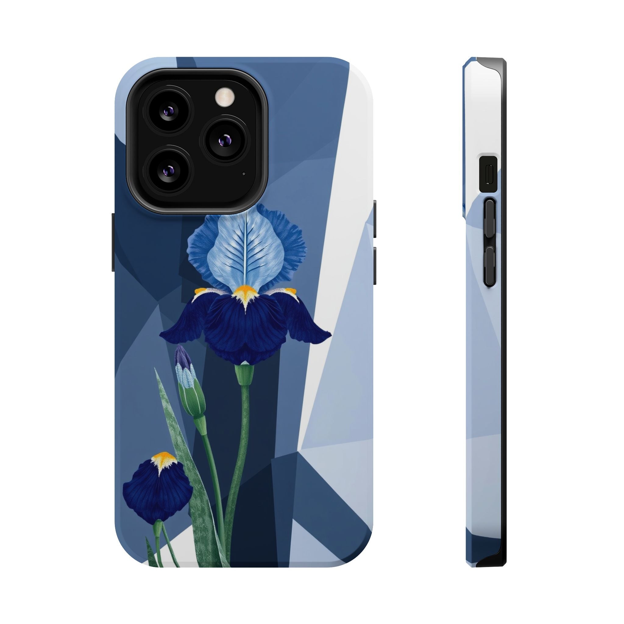iPhone Earthy Iris Garden Design Bold Modern Everyday Snap Case · iPhone Case
