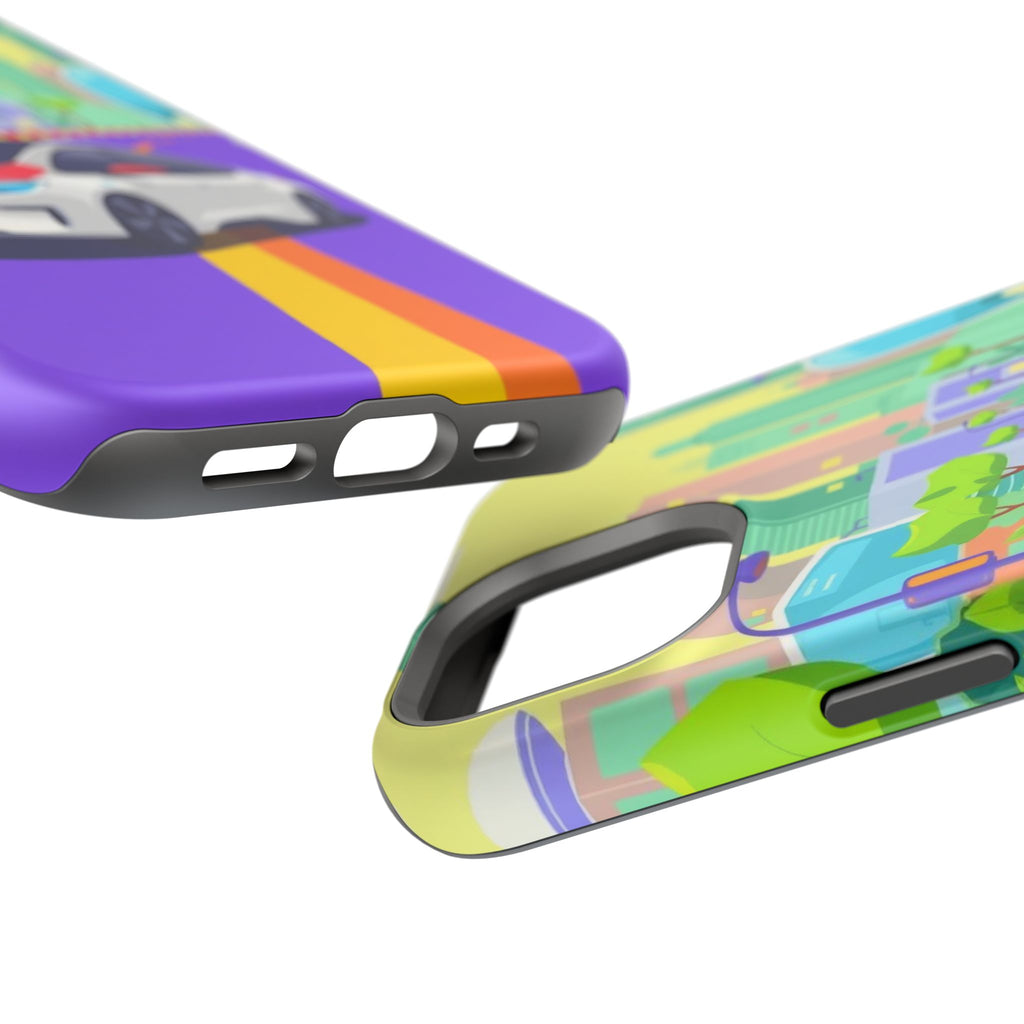 iPhone Electric Car Future Kids Fun Phone Case Gift Slim Snap Case · iPhone Case