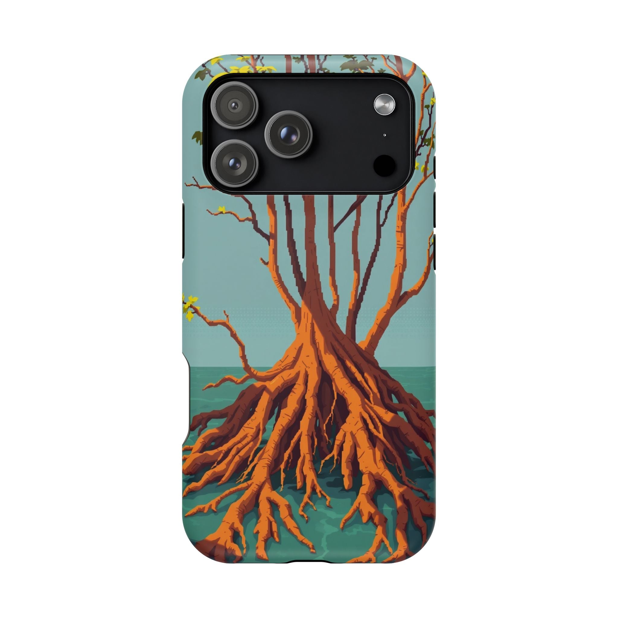 iPhone Mustard And Rust Mangrove Roots Slim Everyday iPhone 13 Designer · iPhone