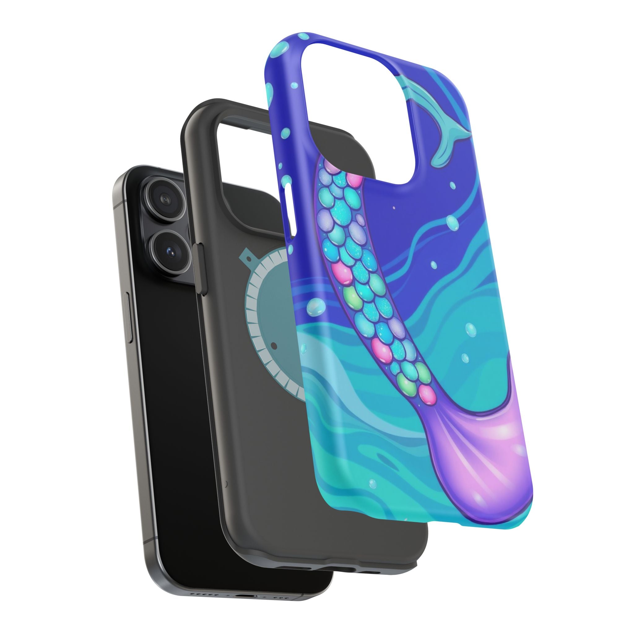 iPhone Mermaid Tail Swirl Kids Fun iPhone Phone Case Gift Artistic · iPhone Case