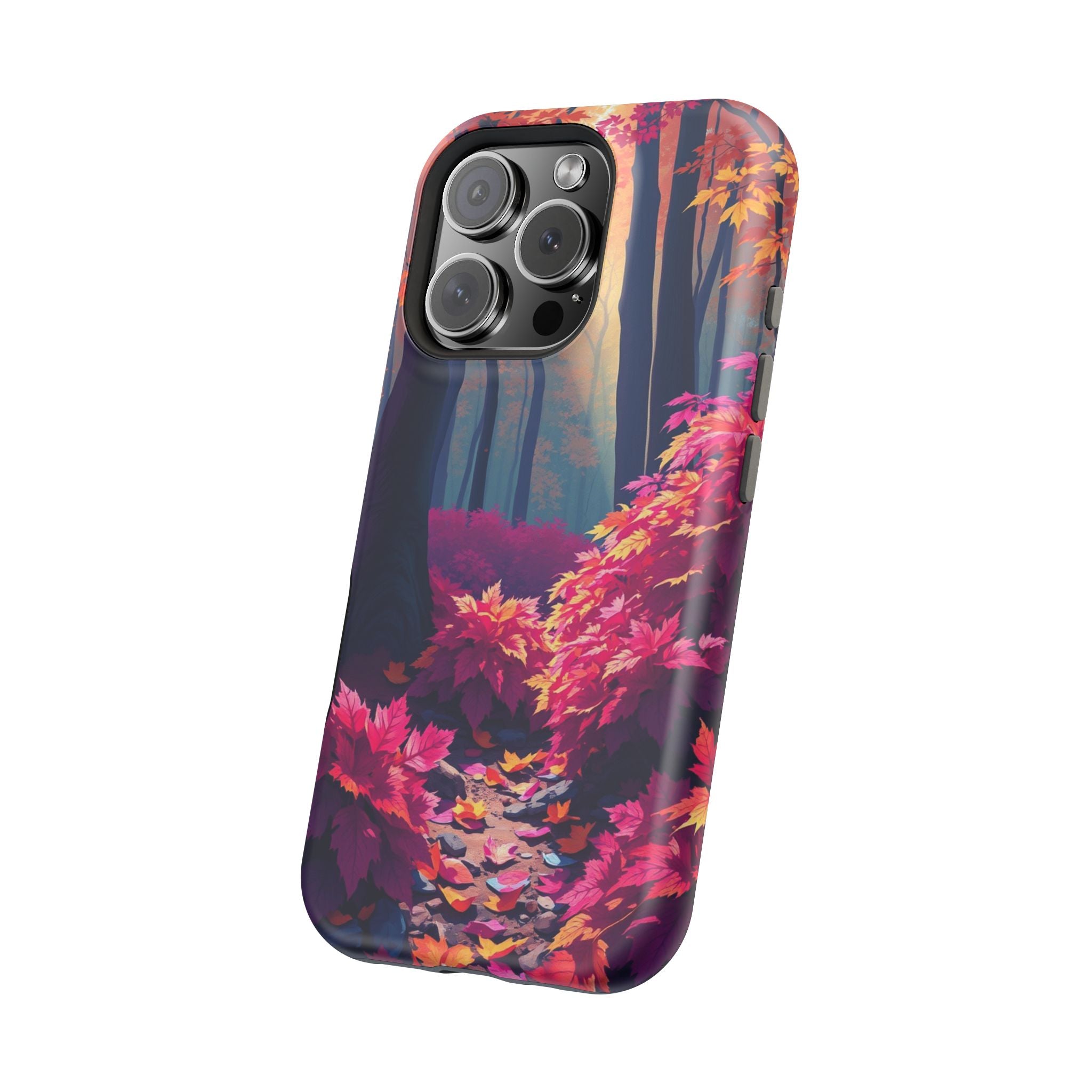 iPhone Earthy Autumn Forest Floor Design Slim Everyday iPhone Designer · iPhone