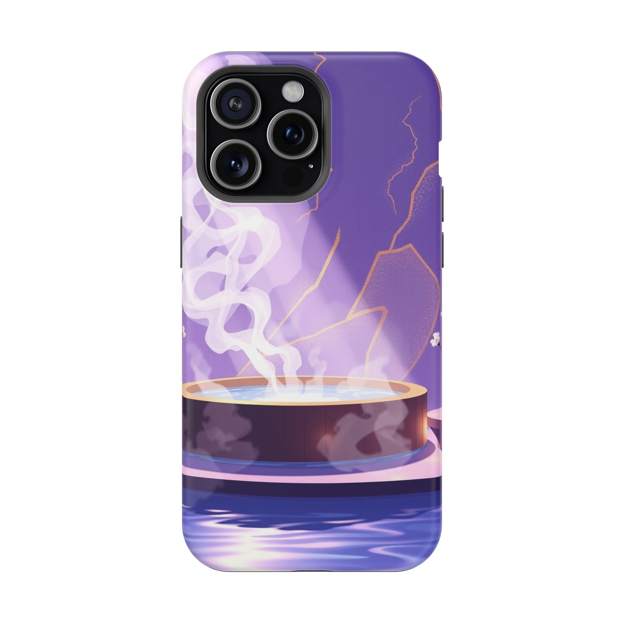 iPhone Hot Spring Steam Gold Foil Luxury Slim Everyday iPhone Designer · iPhone