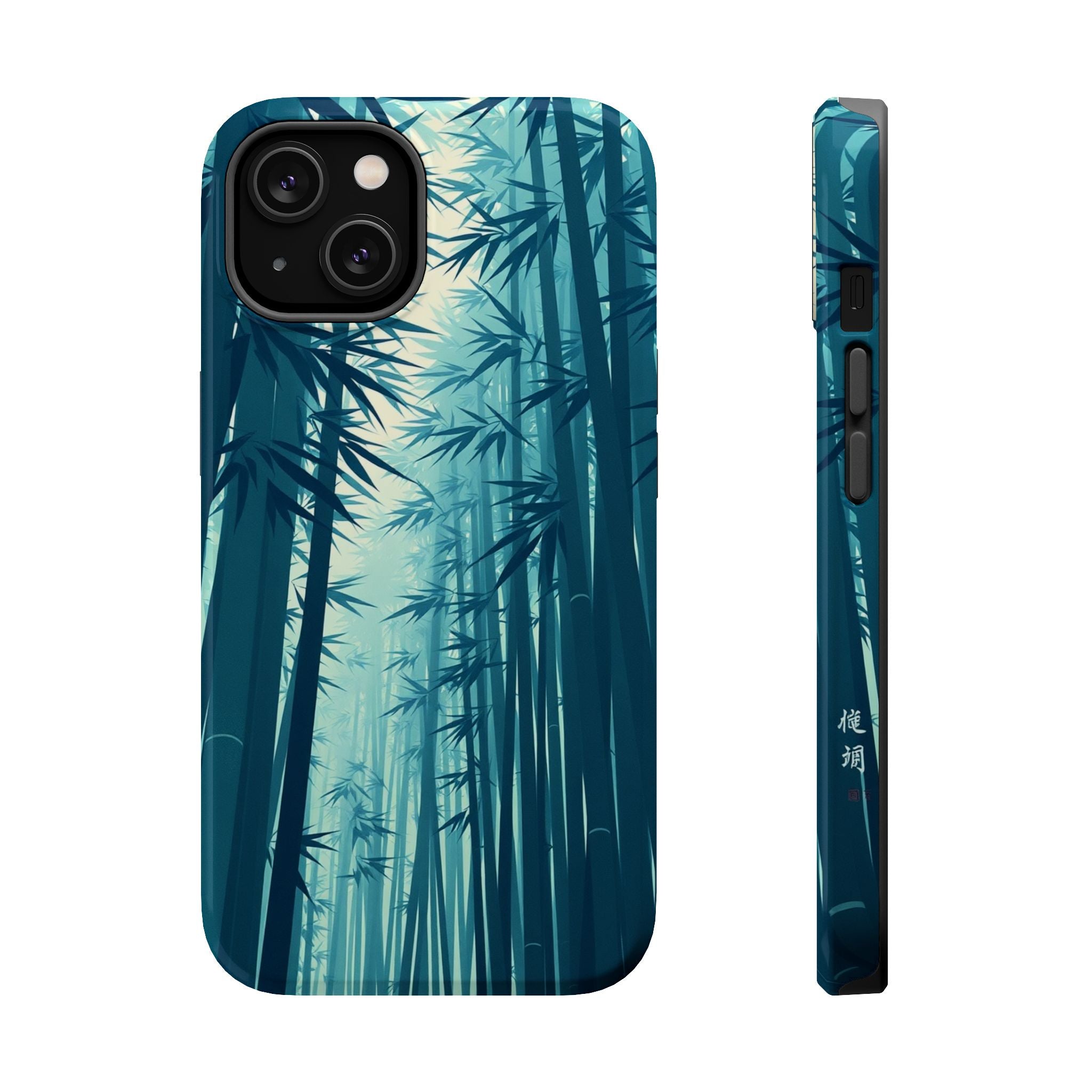 iPhone Mint And Blush Bamboo Grove 18 Slim Everyday Designer Case · iPhone Case
