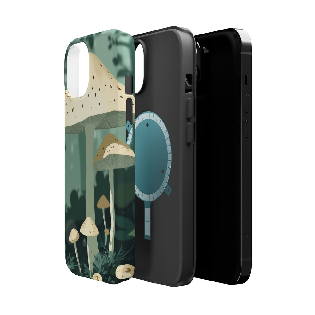 iPhone Sage And Ivory Mushroom Forest Slim Everyday Designer Case · iPhone Case