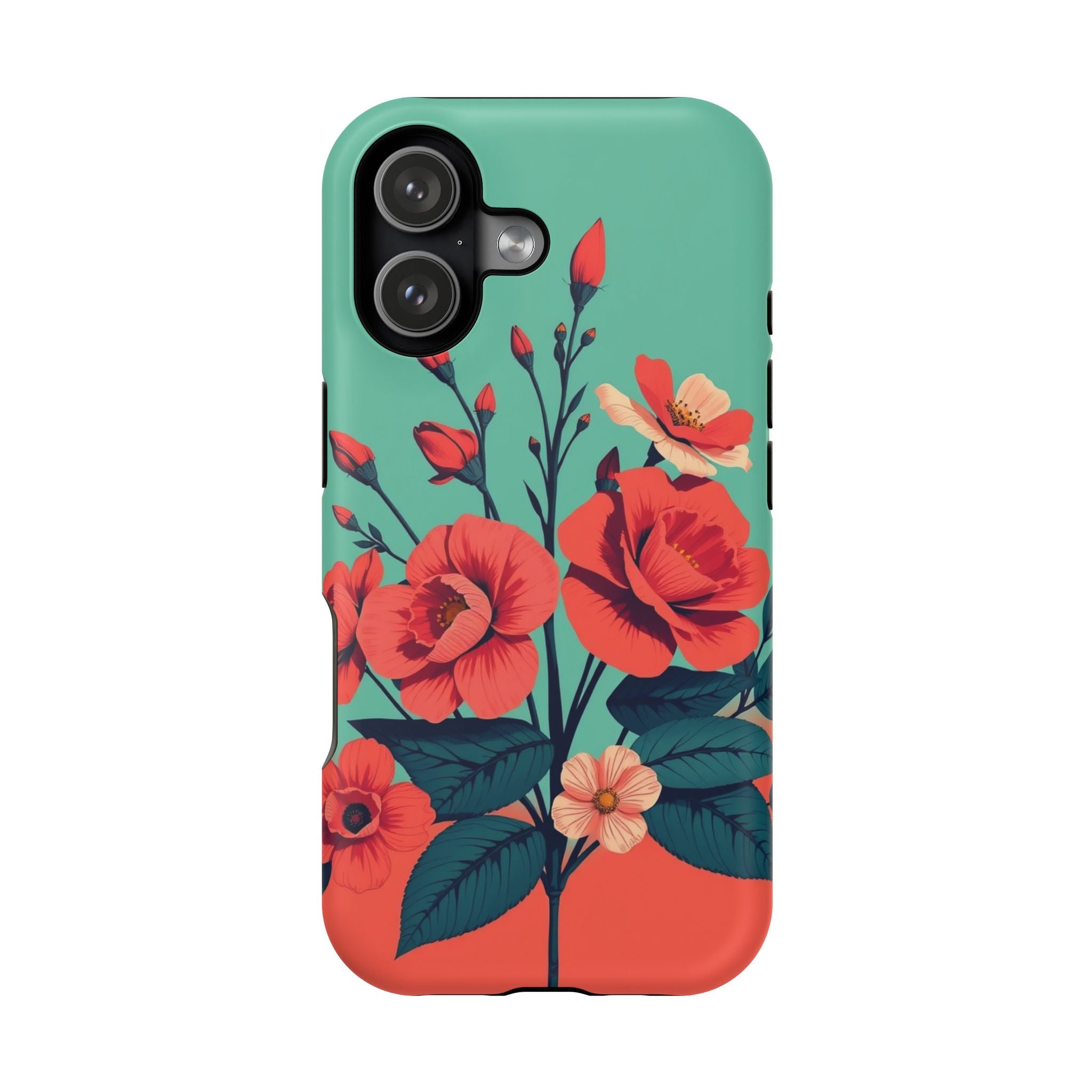 iPhone Pin-up Floral Cinematic Art Bold Modern Everyday Snap Case · iPhone Case
