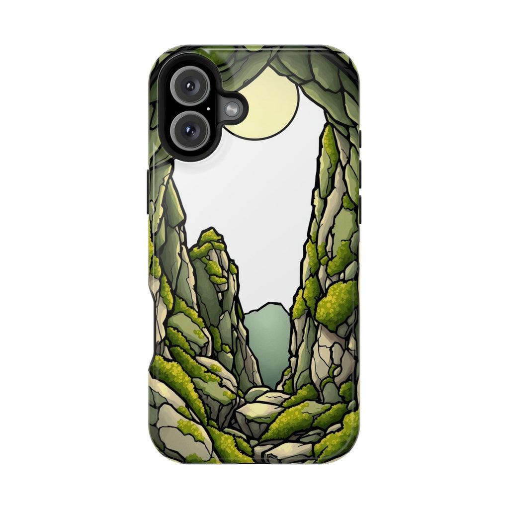 iPhone Sage And Ivory Moss Covered Rocks Slim Everyday iPhone Designer · iPhone