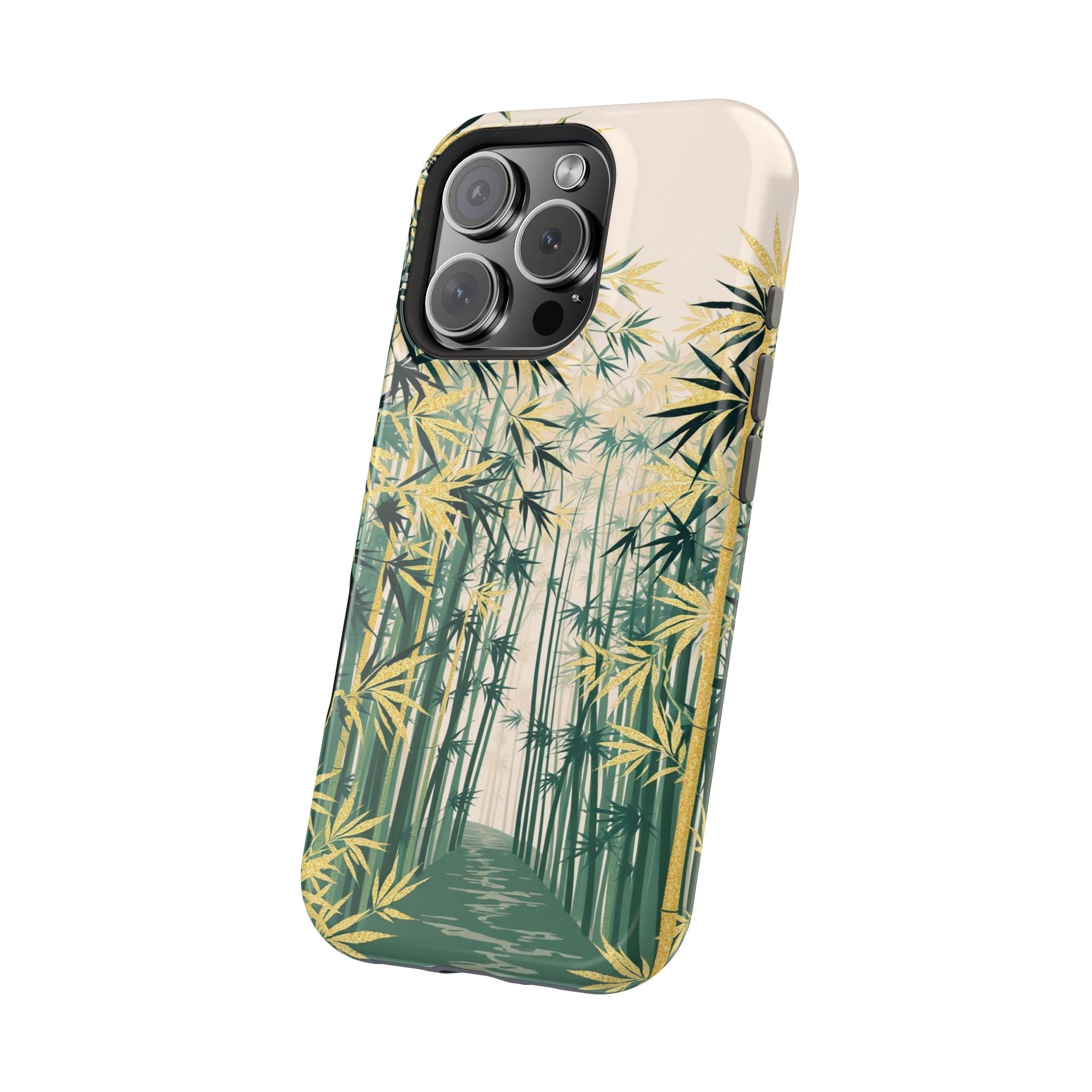 iPhone Serene Bamboo Grove Design Bold Modern Everyday Snap Case · iPhone Case
