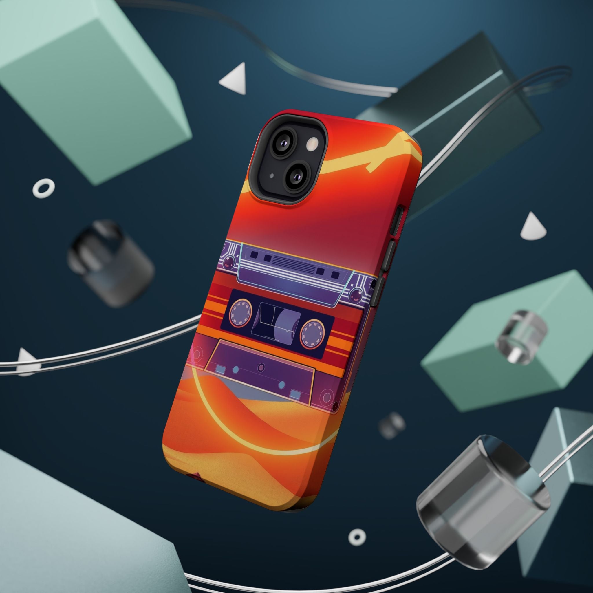 iPhone Cassette Tape Rewind Bold Art Slim Everyday Designer Case · iPhone Case