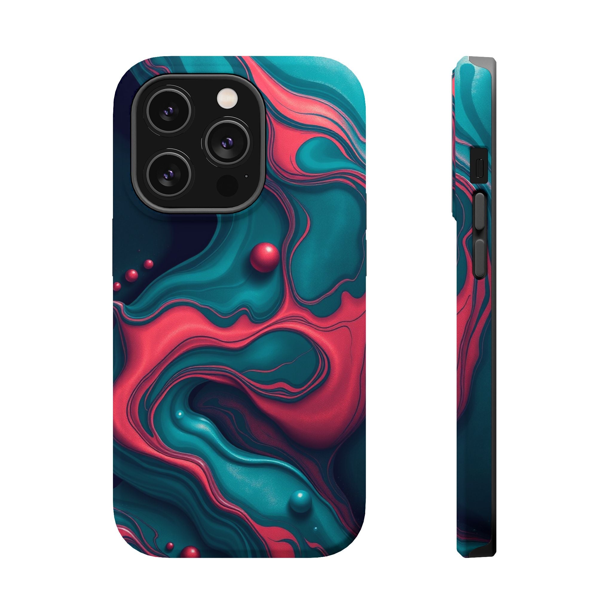 iPhone Fluid Art Electric Slim Everyday Designer Case · iPhone Case Soft Finish