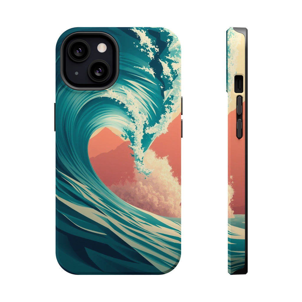 iPhone Ocean Wave Crash Cinematic Art Slim Everyday Designer Case · iPhone Case