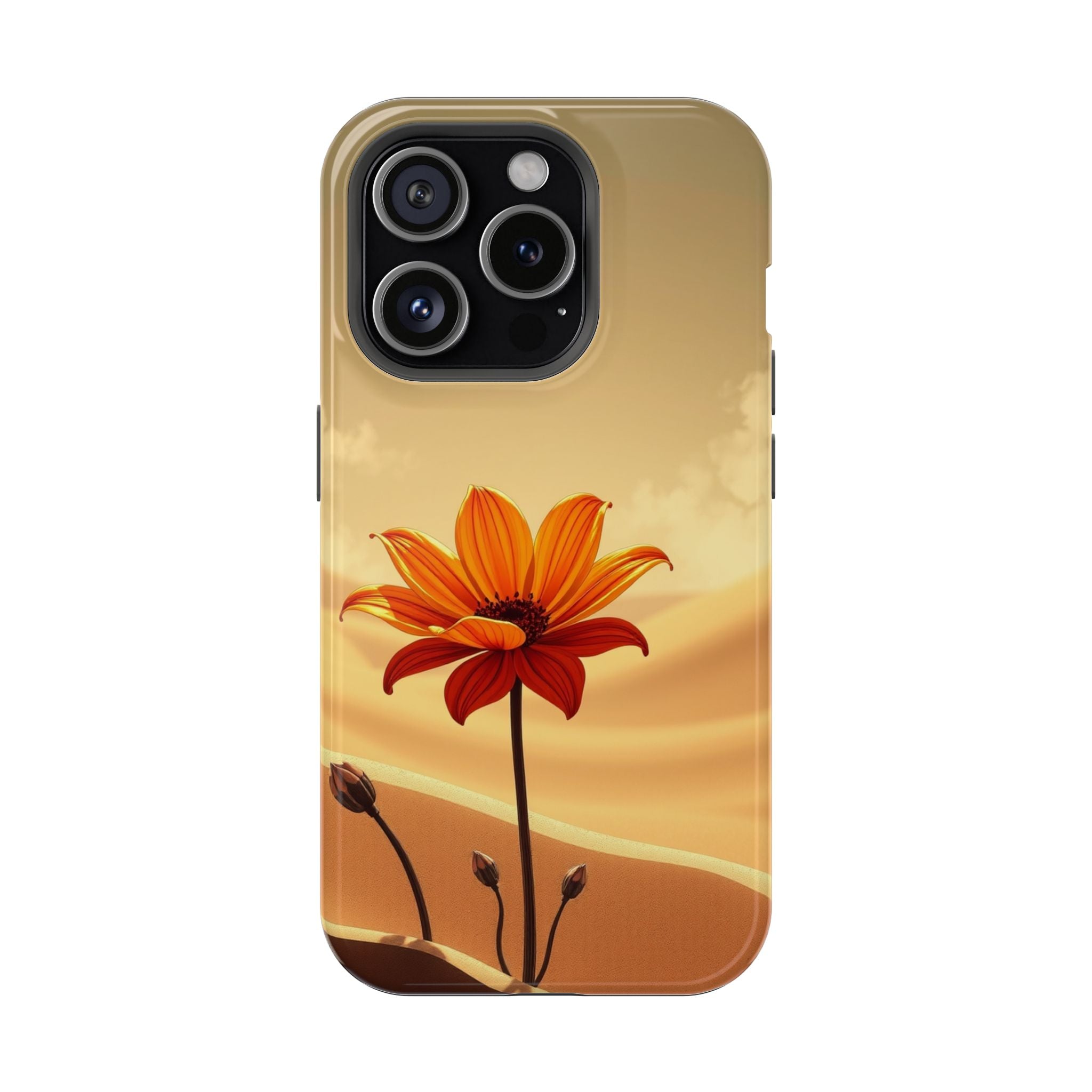 iPhone Neon Floral Dark Gothic Ink Bold Modern Everyday Snap Case · iPhone Case