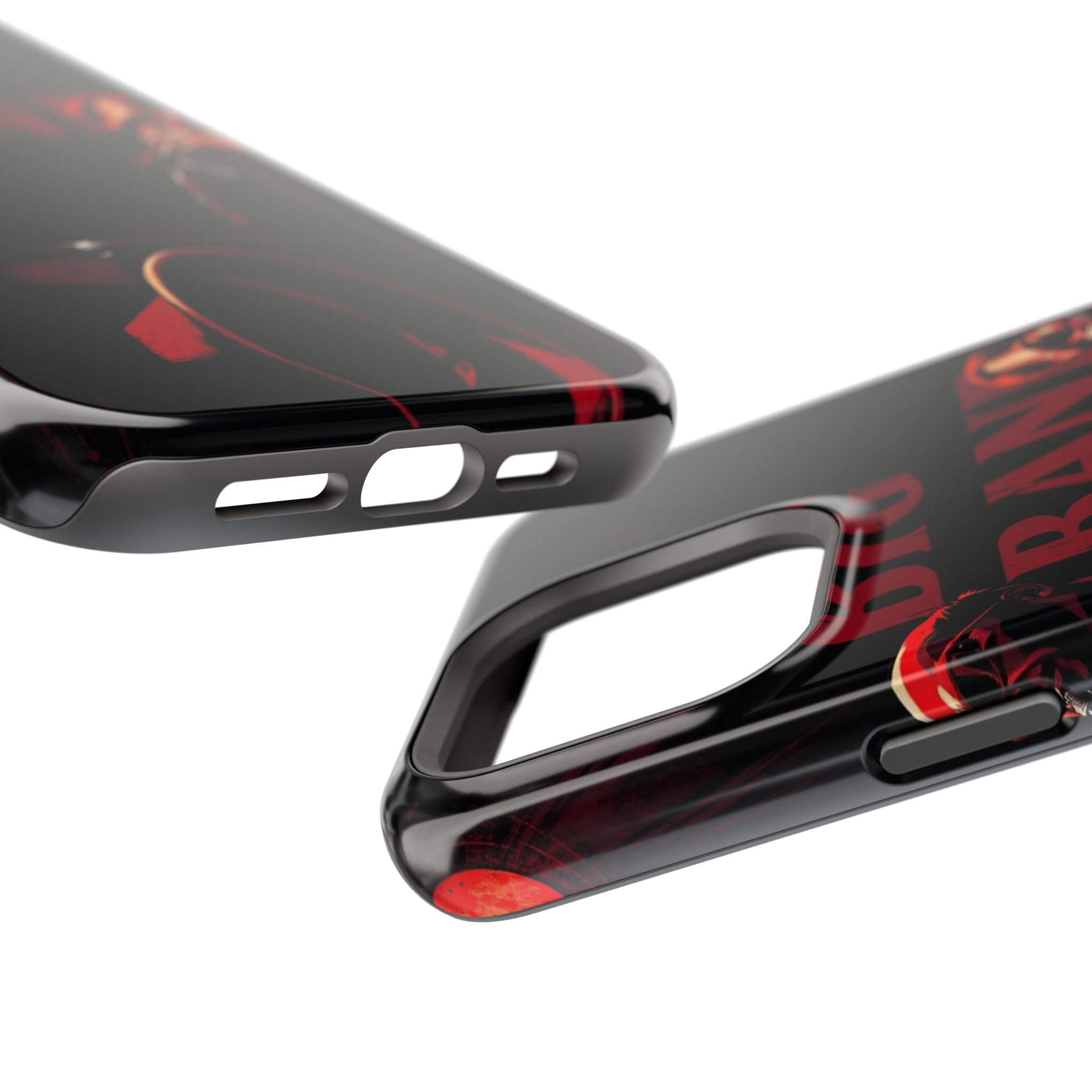 iPhone Black And Crimson Big Band Era Slim Everyday Designer Case · iPhone Case