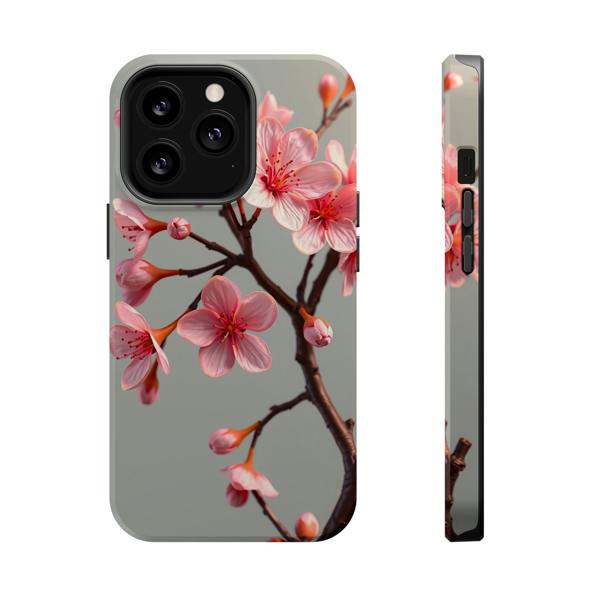 iPhone Mustard And Rust Cherry Blossom Slim Everyday Designer Case · iPhone Case