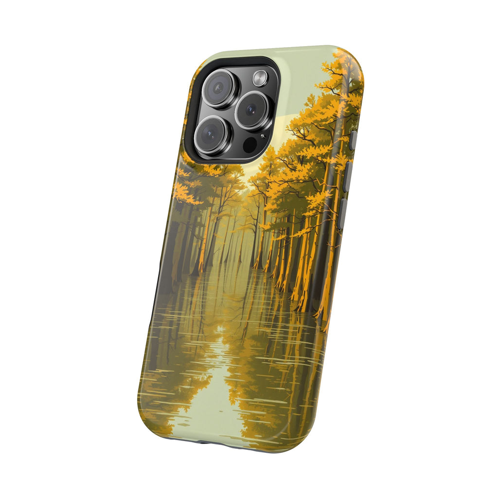 iPhone Cypress Swamp Enchanted Art Bold Modern Everyday Snap Case · iPhone Case