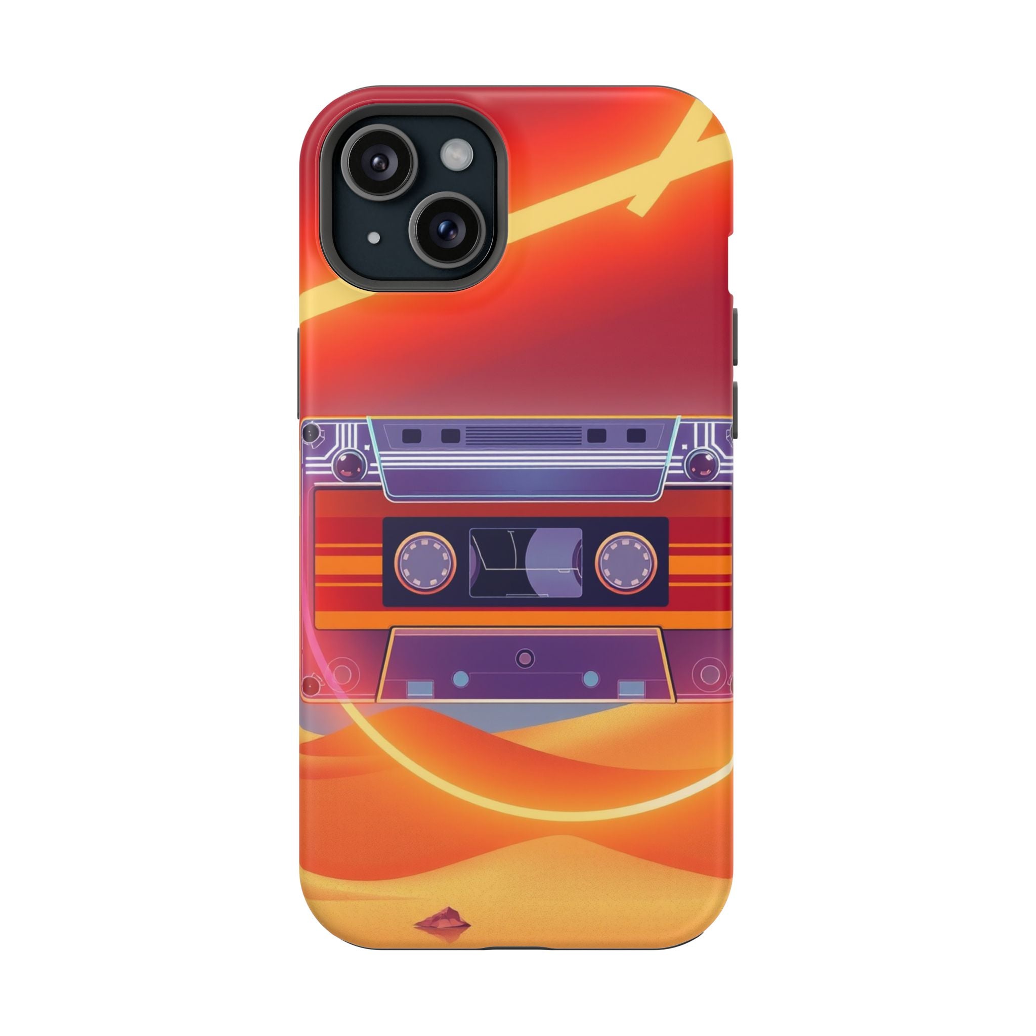 iPhone Cassette Tape Rewind Bold Art Slim Everyday Designer Case · iPhone Case