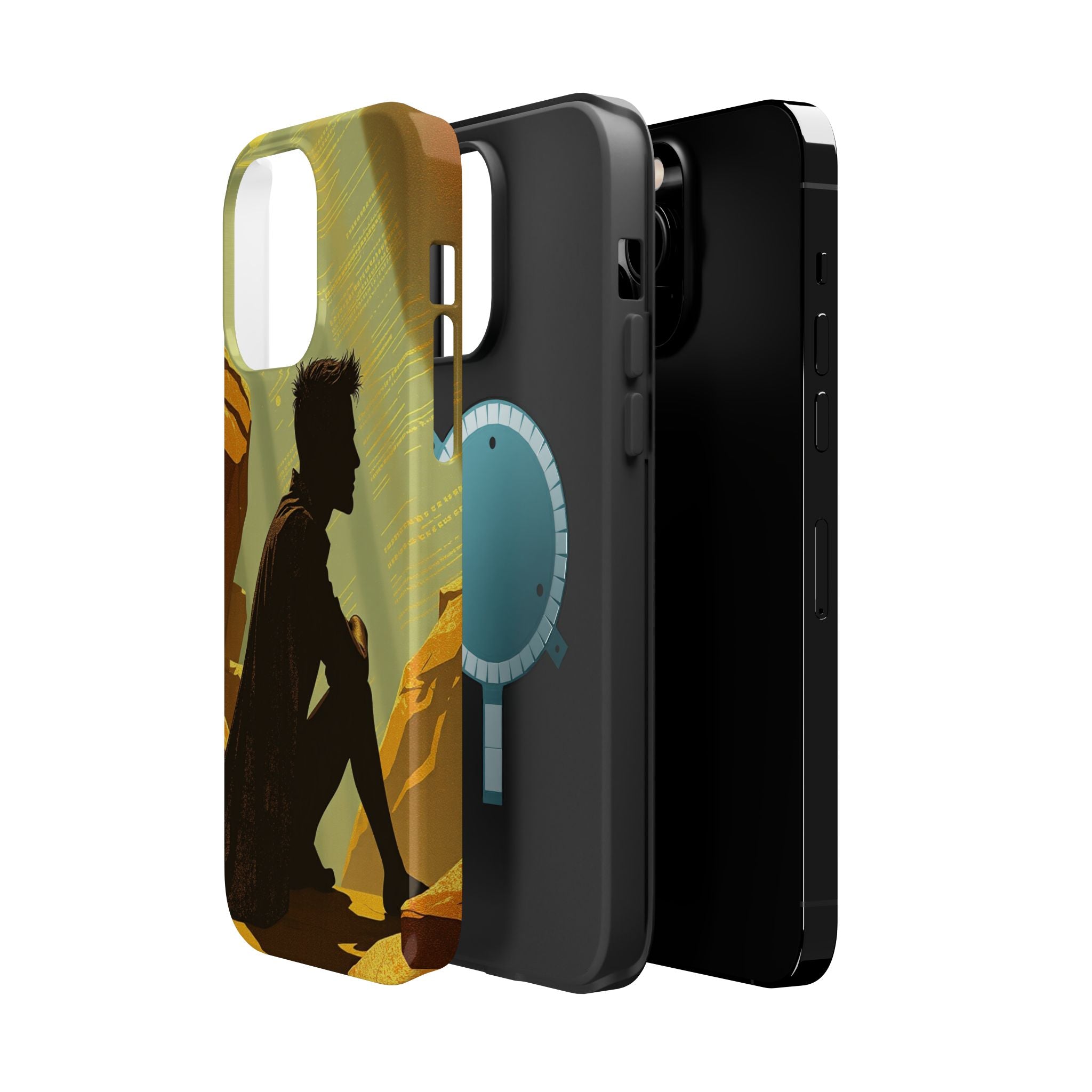 iPhone Mustard And Rust Overthinking Again Slim Everyday Designer Case · iPhone