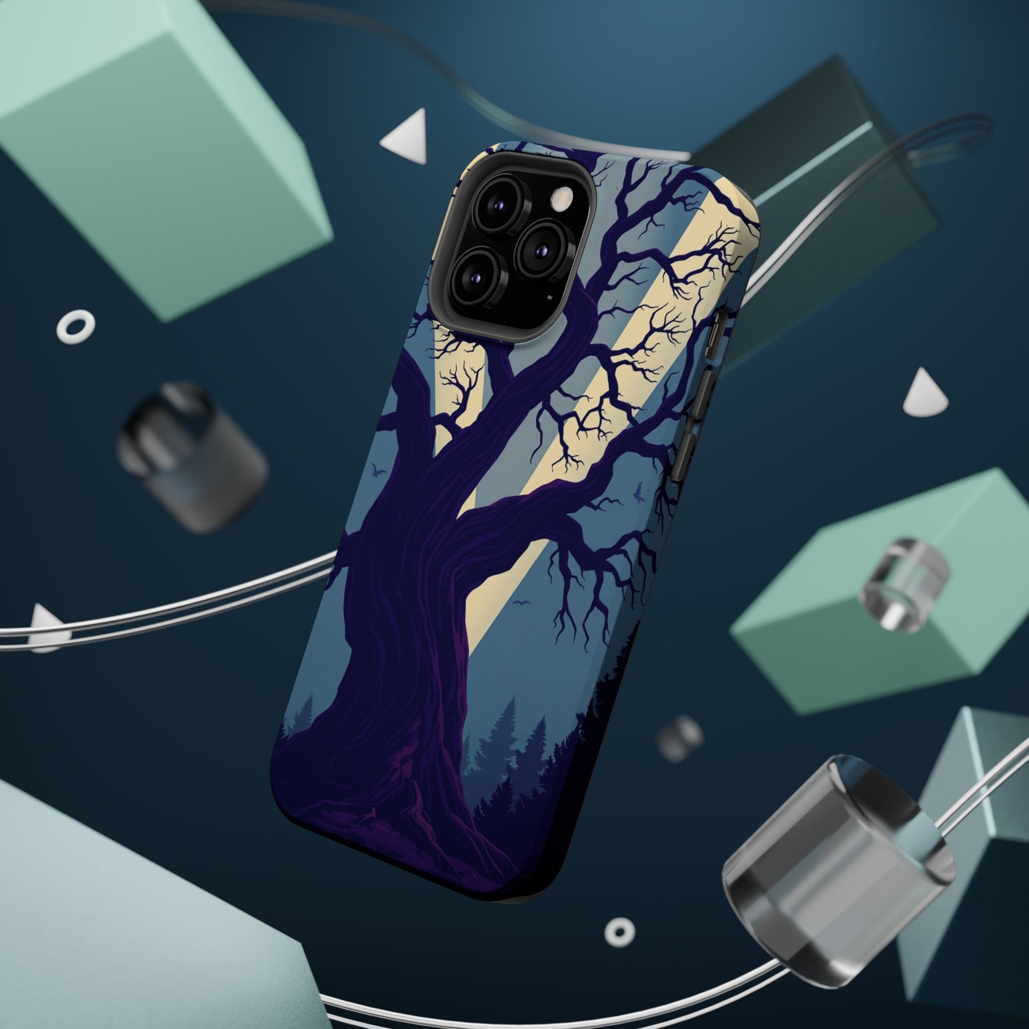 iPhone Twisted Tree Vintage Retro Poster Slim Everyday Designer Case · iPhone Ca