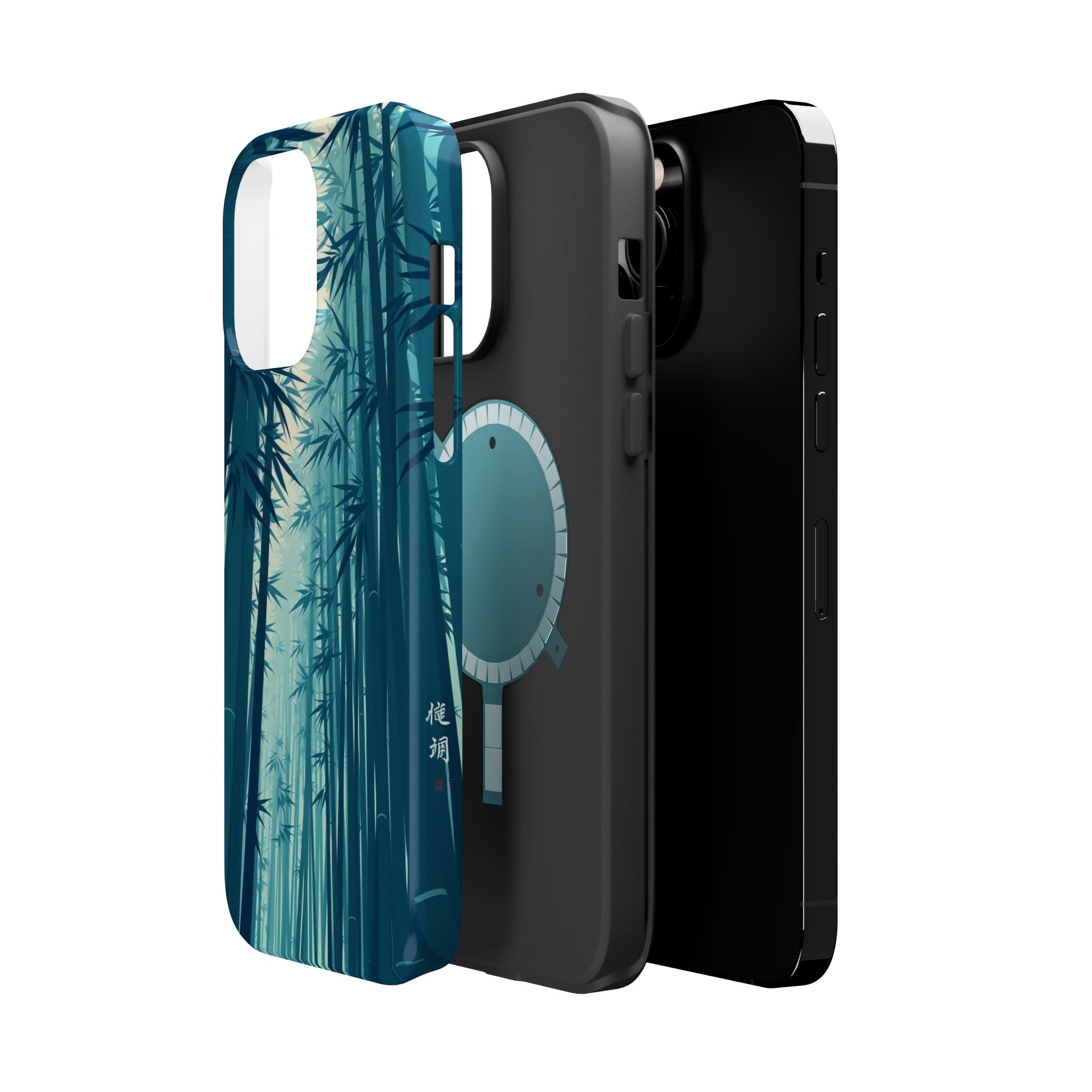 iPhone Mint And Blush Bamboo Grove 18 Slim Everyday Designer Case · iPhone Case