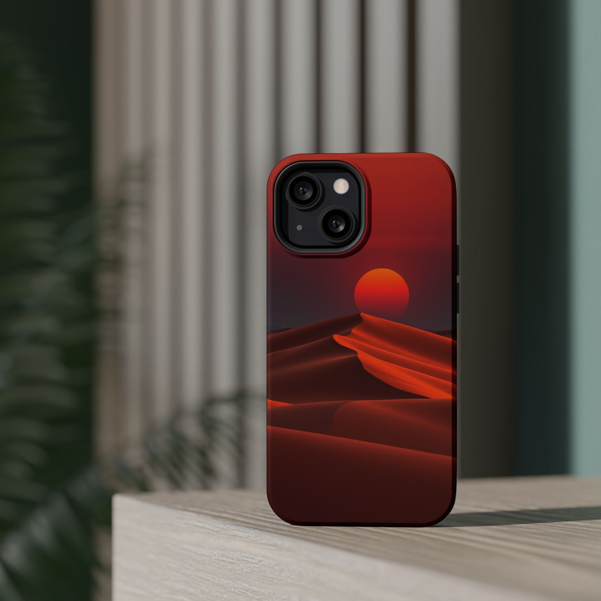 iPhone Sand Dunes at Dusk Electric Art Slim Everyday Designer Case · iPhone Case