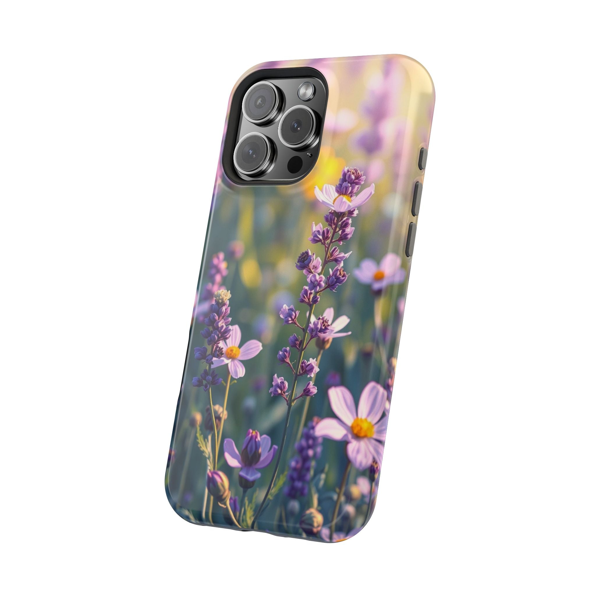 iPhone Lavender And Pearl Wildflower Field Slim iPhone Everyday · iPhone Case