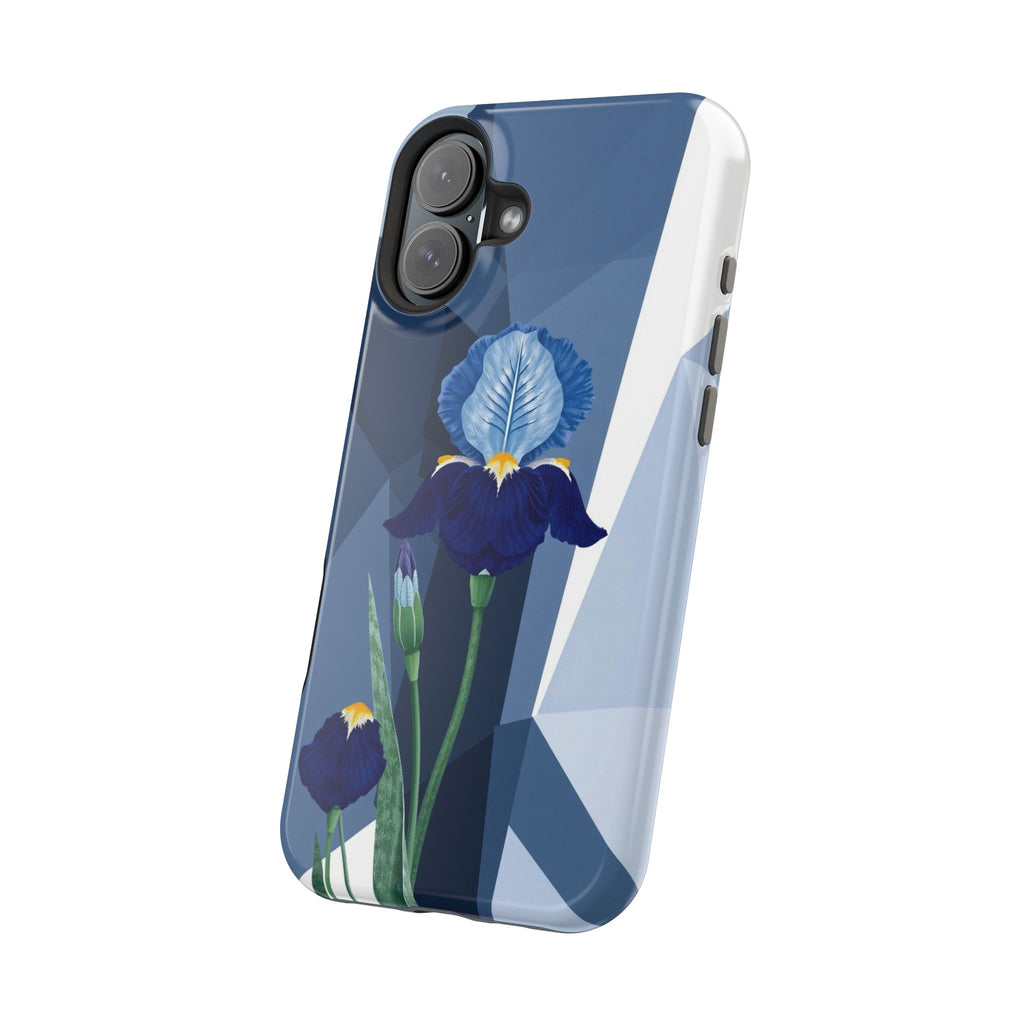 iPhone Earthy Iris Garden Design Bold Modern Everyday Snap Case · iPhone Case
