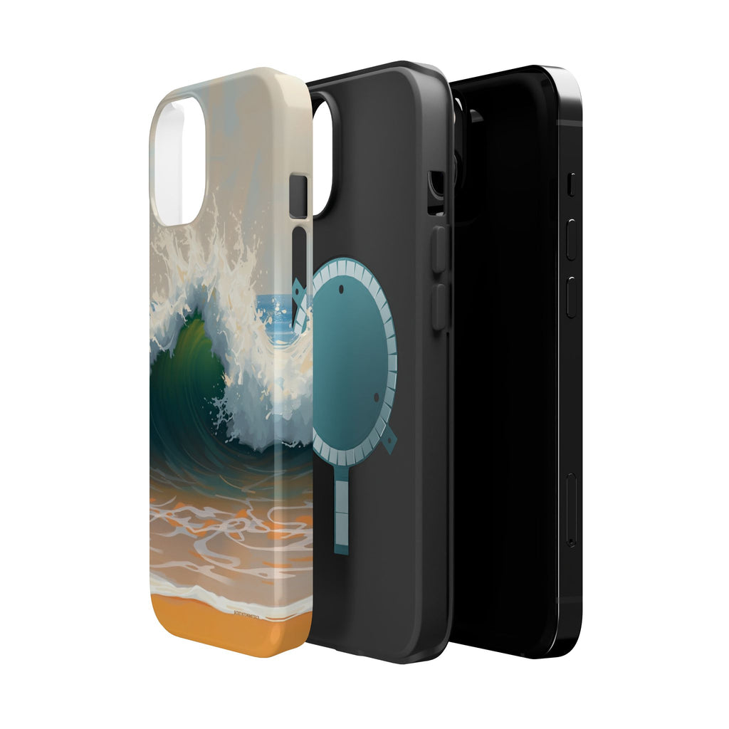 iPhone Radiant Ocean Wave Crash Design Slim Everyday Designer Case · iPhone Case