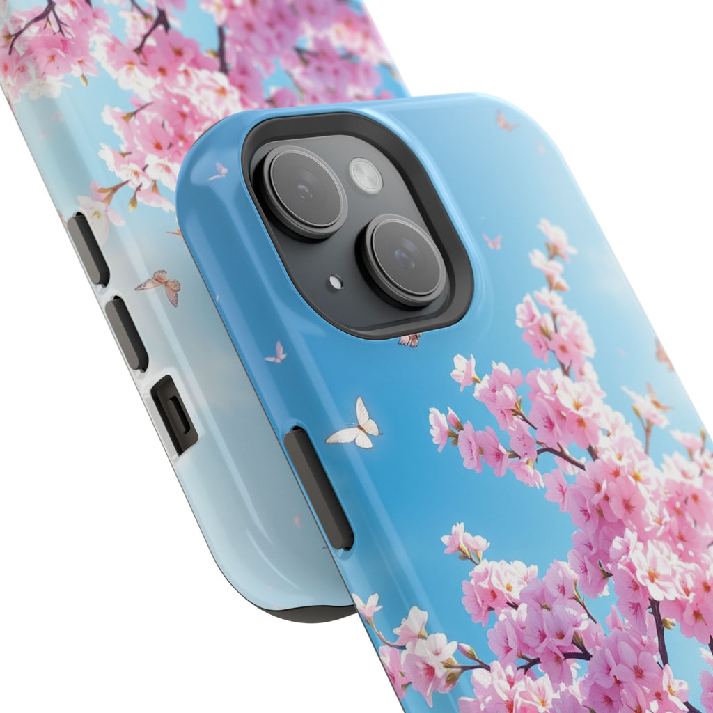 iPhone Cherry Blossom Floral Slim Everyday Designer Case · iPhone Case