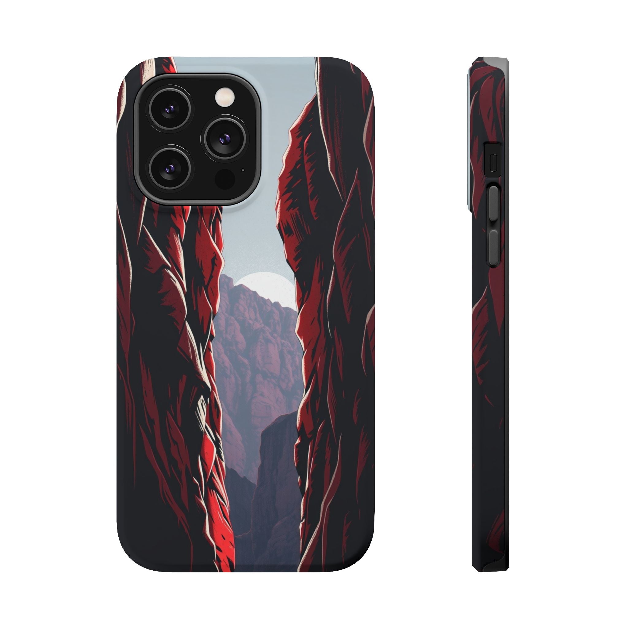 iPhone Serene Canyon Wall Design Bold Modern Everyday Snap Case · iPhone Case