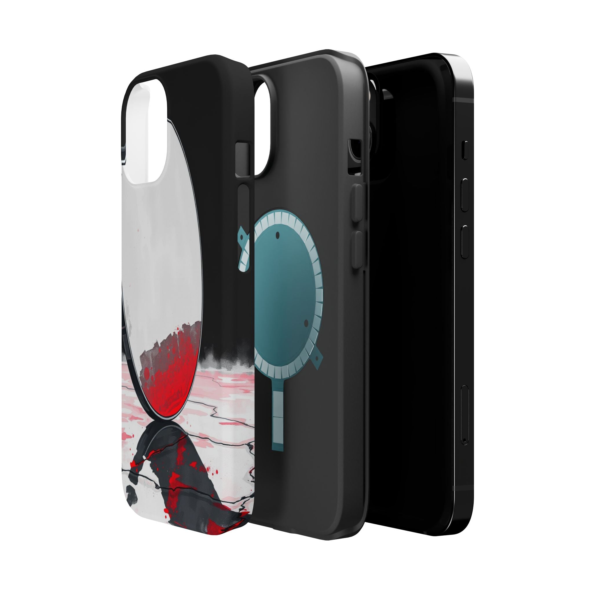 iPhone Earthy Salt Flat Mirror Design Slim Everyday Designer Case · iPhone Case