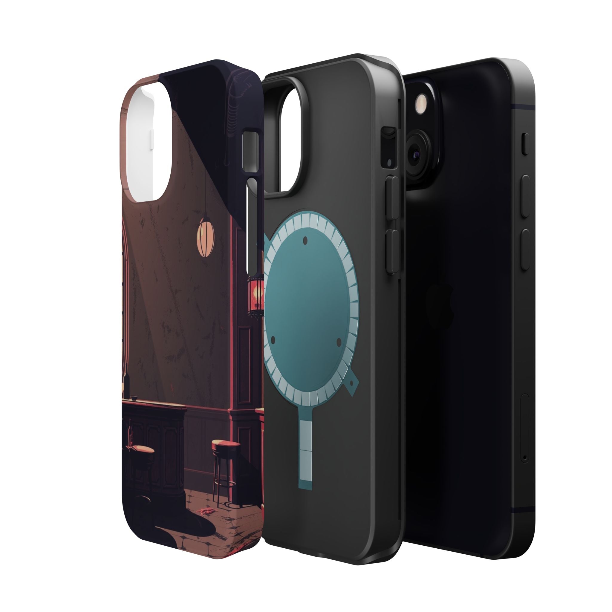 iPhone Speakeasy Dark Grunge Distressed Slim Everyday Designer Case · iPhone Cas
