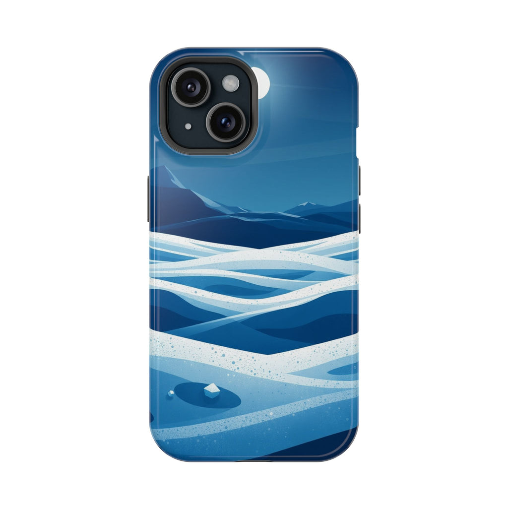iPhone Snow Field Abstract Geometric Slim Everyday Designer Case · iPhone Case