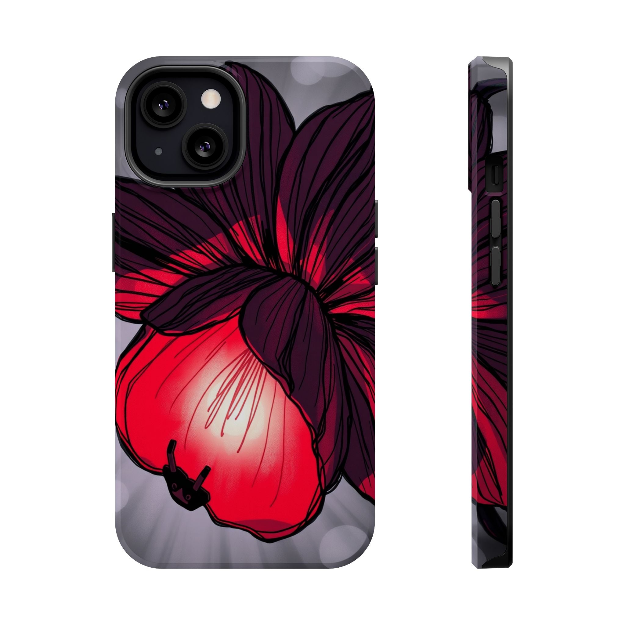 iPhone Night Bloomer Hand-Drawn Sketch Slim Everyday Designer Case · iPhone Case