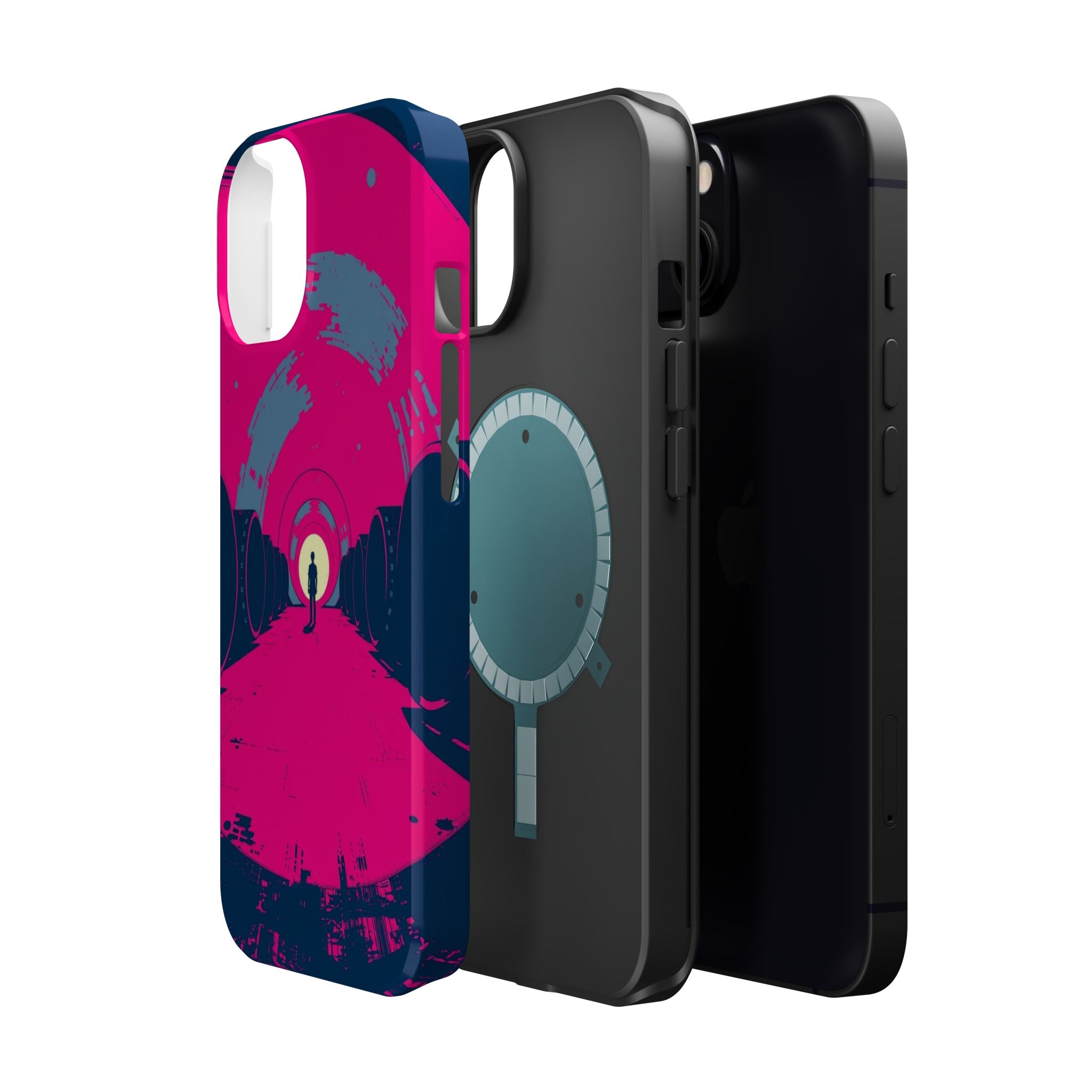 iPhone 1960s Mod Circles Bold Art Bold Modern Everyday Snap Case · iPhone Case