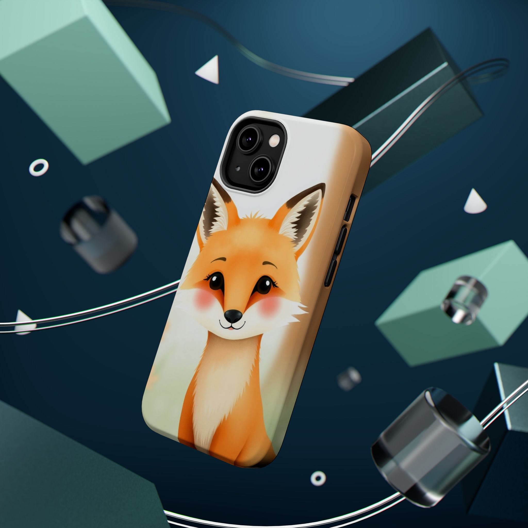 iPhone Watercolor Fox Portrait Kids Fun iPhone Phone Case Gift Slim · iPhone Cas