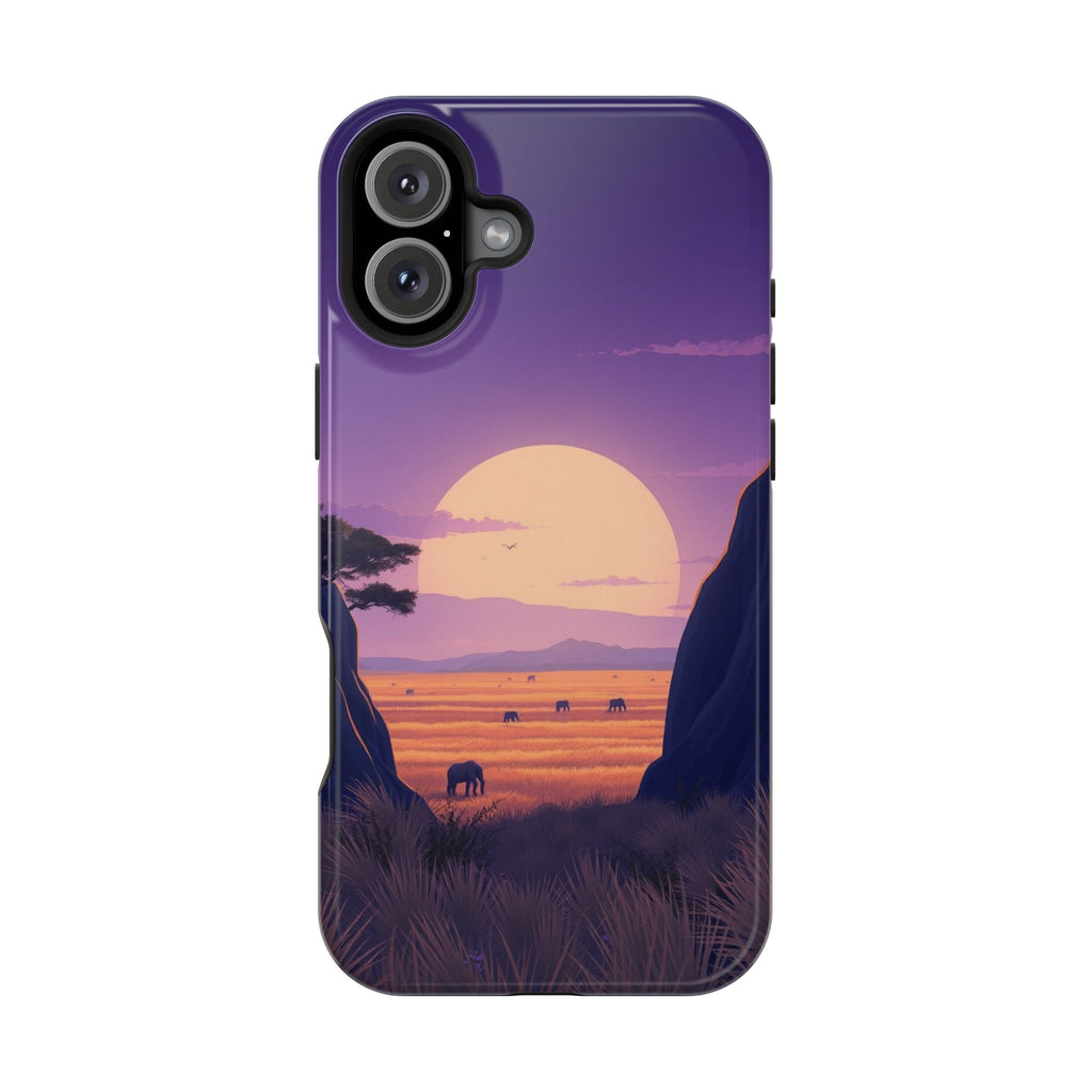 iPhone Lavender And Pearl Savanna Horizon Slim iPhone 18 Everyday · iPhone Case