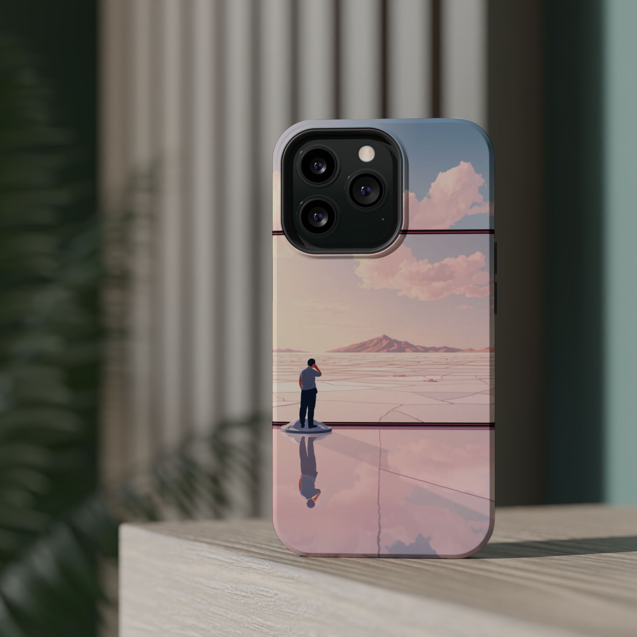 iPhone Salt Flat Mirror Stained Glass Slim Everyday Designer Case · iPhone Case