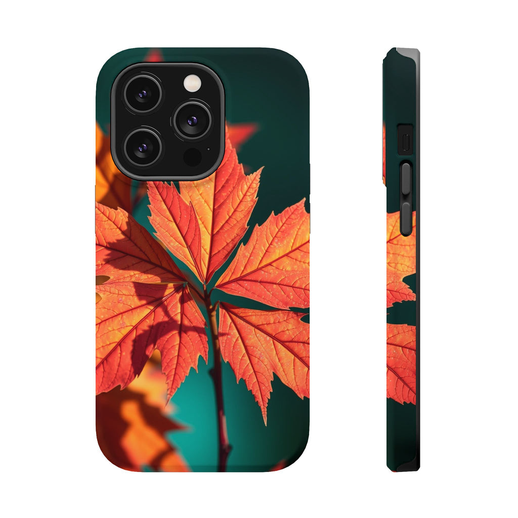 iPhone Autumn Maple Electric Art 15 Slim Everyday Designer Case · iPhone Case