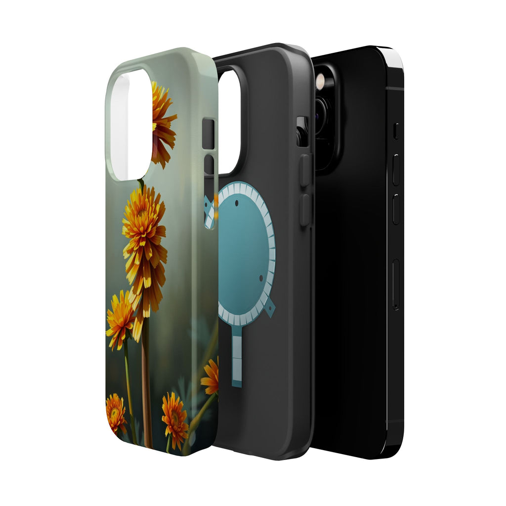 iPhone Ranunculus Stack Electric Art Slim Everyday Designer Case · iPhone Case