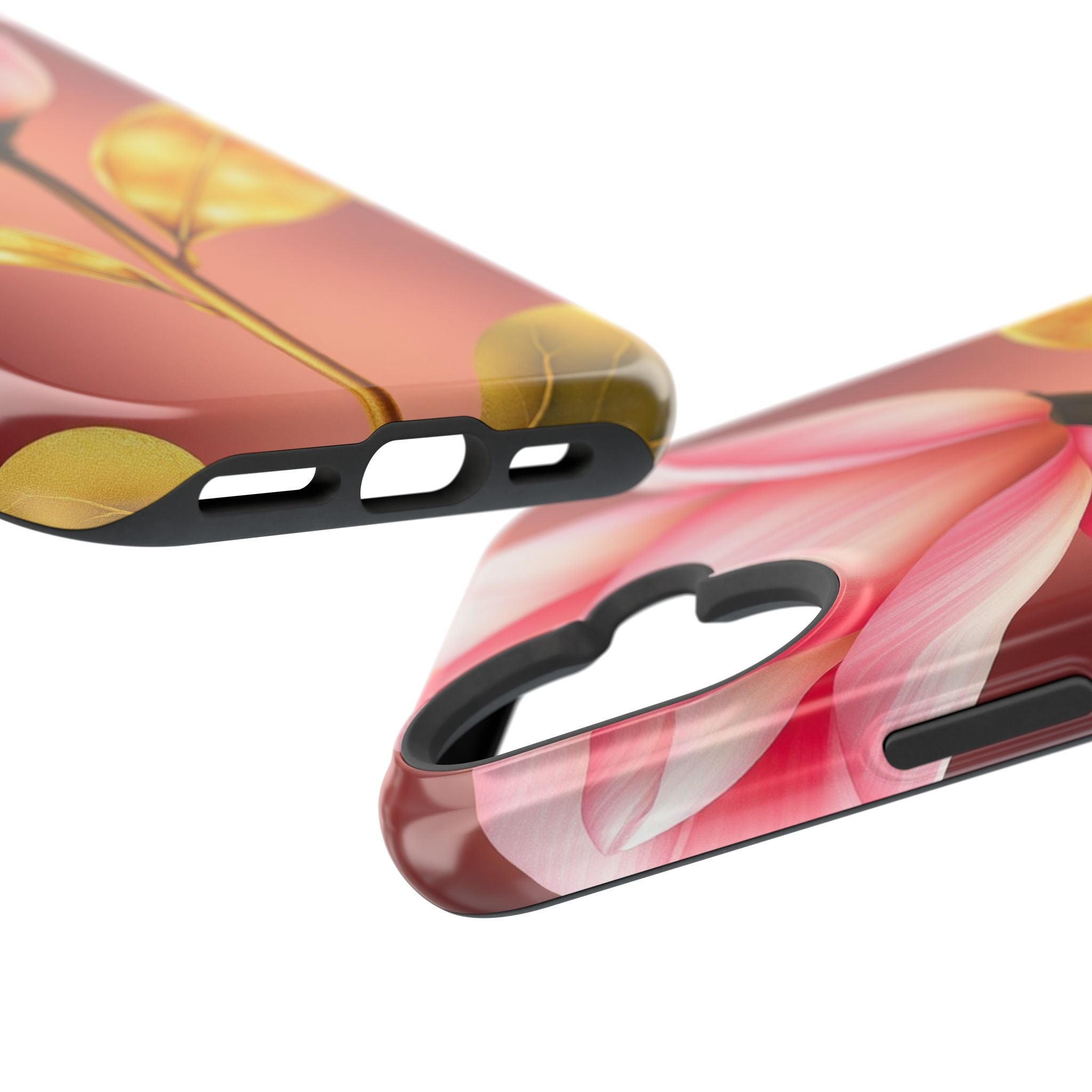 iPhone Dreamy Bloom and Leaf Design 14 Slim Everyday Designer Case · iPhone Case