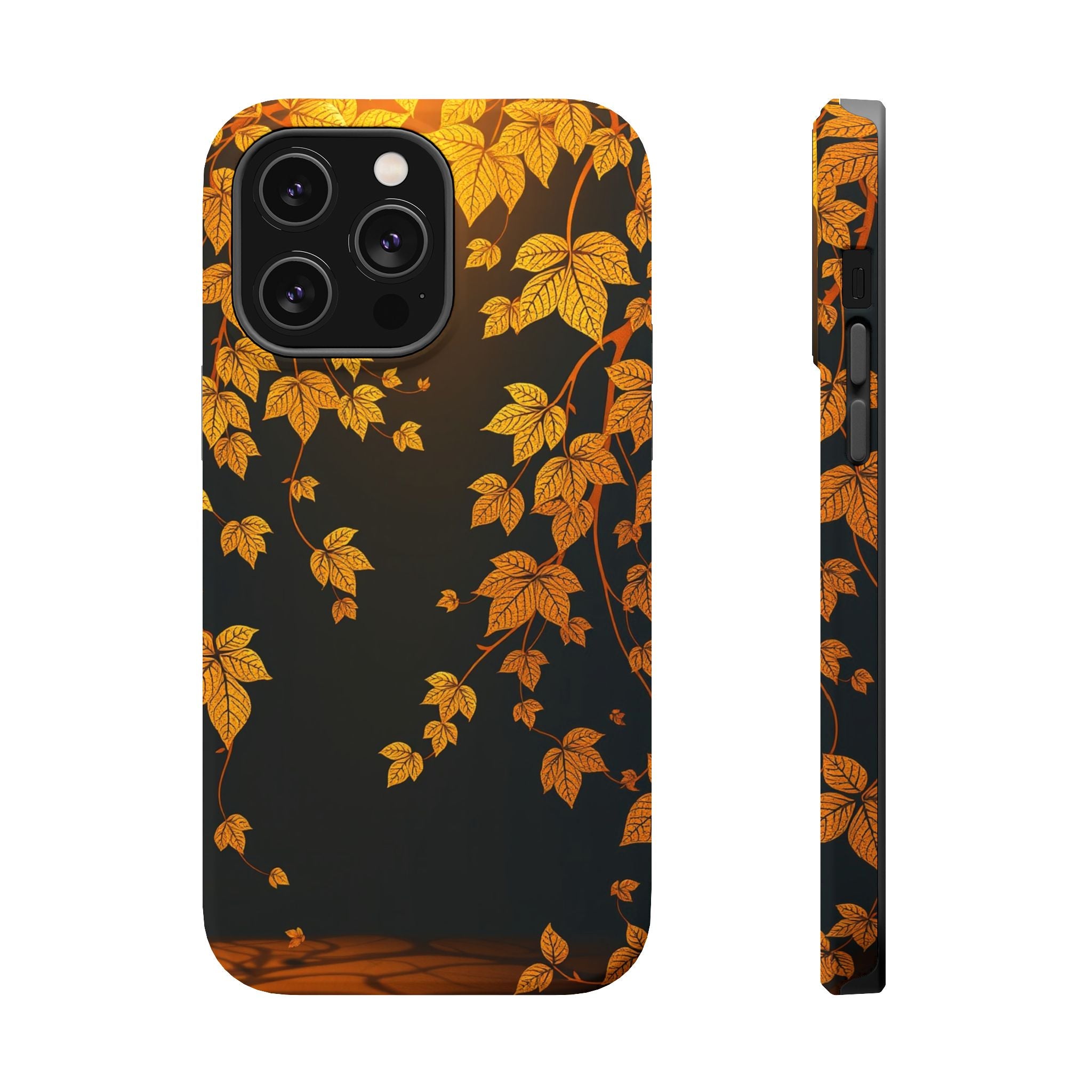 iPhone Mustard And Rust Art Nouveau Vine Slim Everyday iPhone 14 · iPhone Case