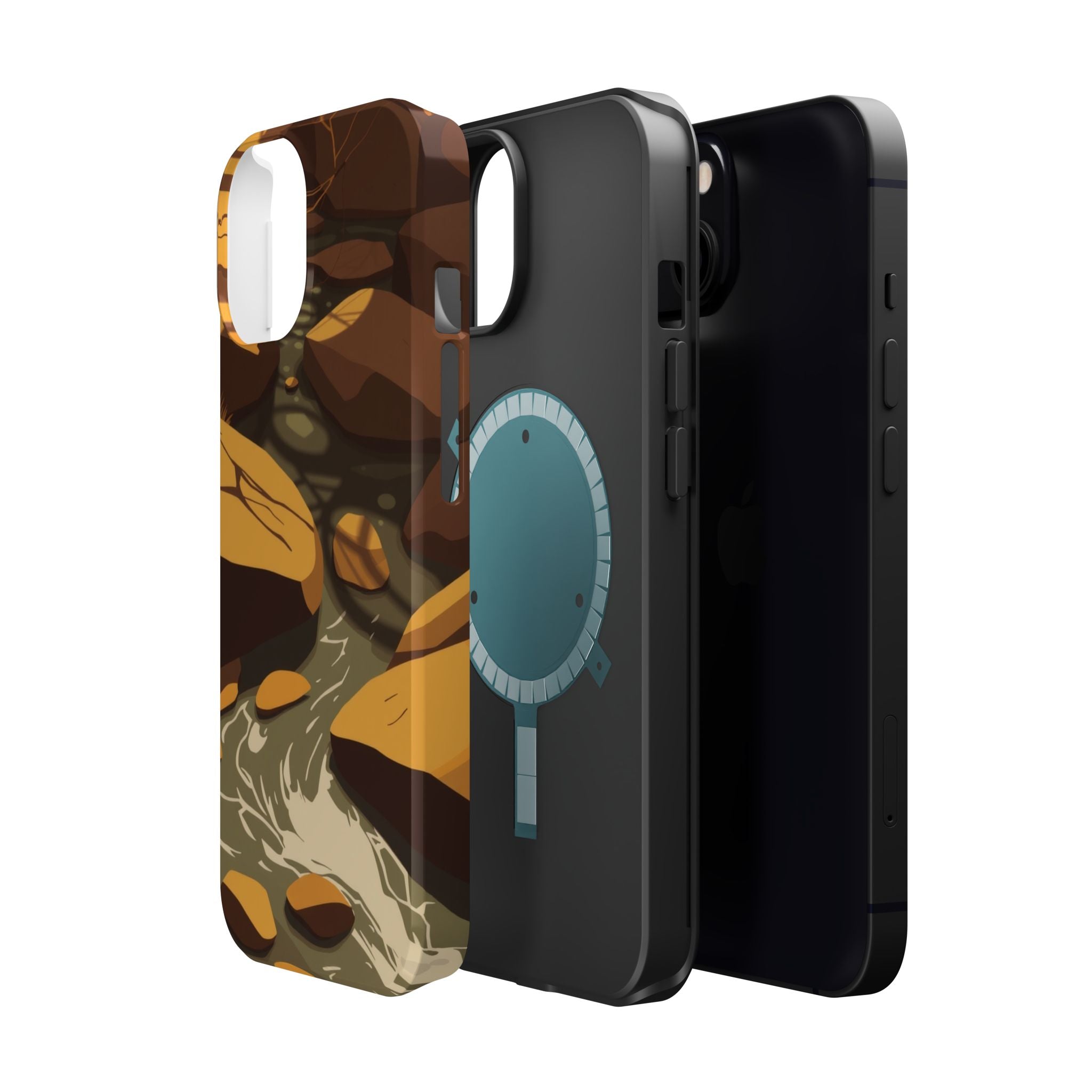iPhone Spring Creek Mystic Art 10 Bold Modern Everyday Snap Case · iPhone Case