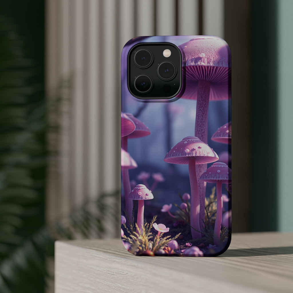 iPhone Mushroom Forest Dreamy Ethereal Slim Everyday Designer Case · iPhone Case