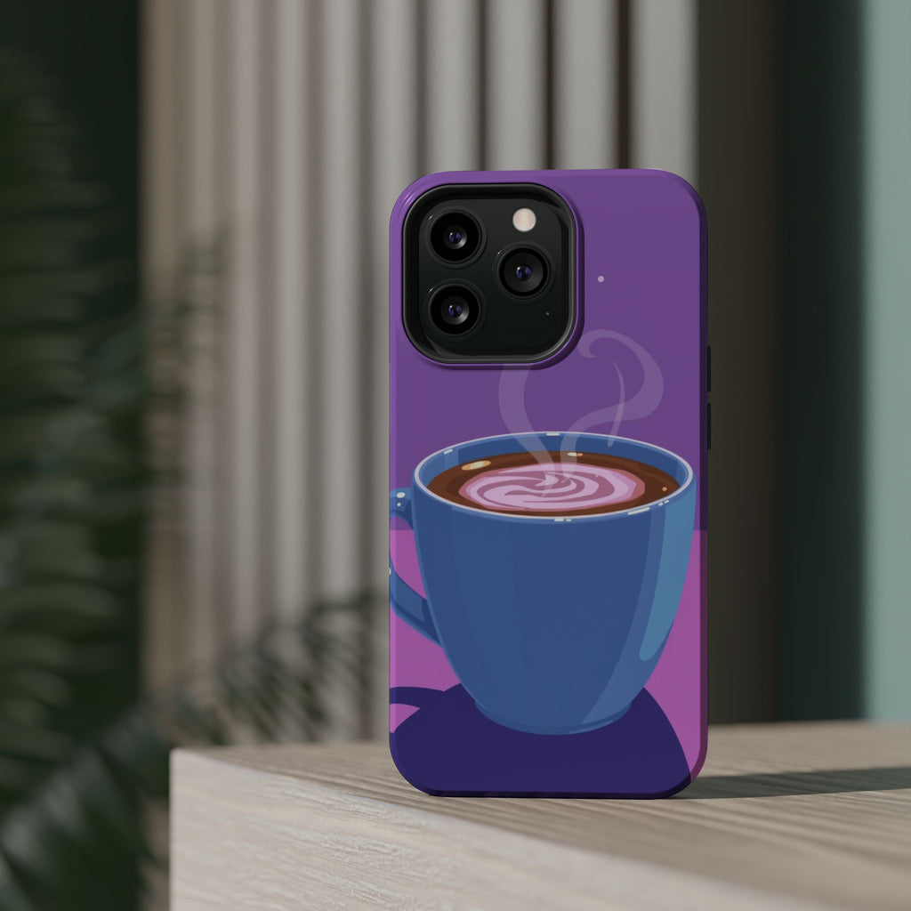 iPhone Emotional Support Coffee Pixel Art -Bit Soft Finish Everyday Case · iPhon