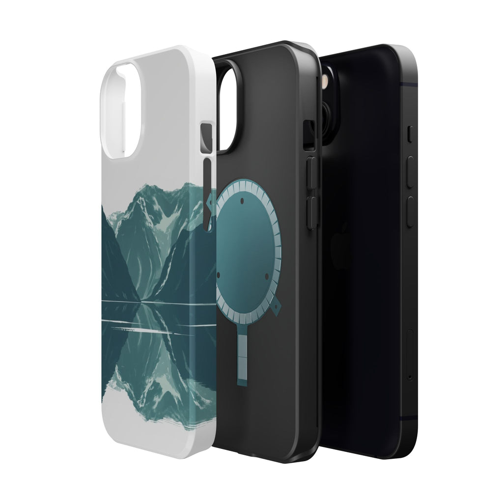 iPhone Sage And Ivory Fjord Reflection Slim Everyday Designer Case · iPhone Case
