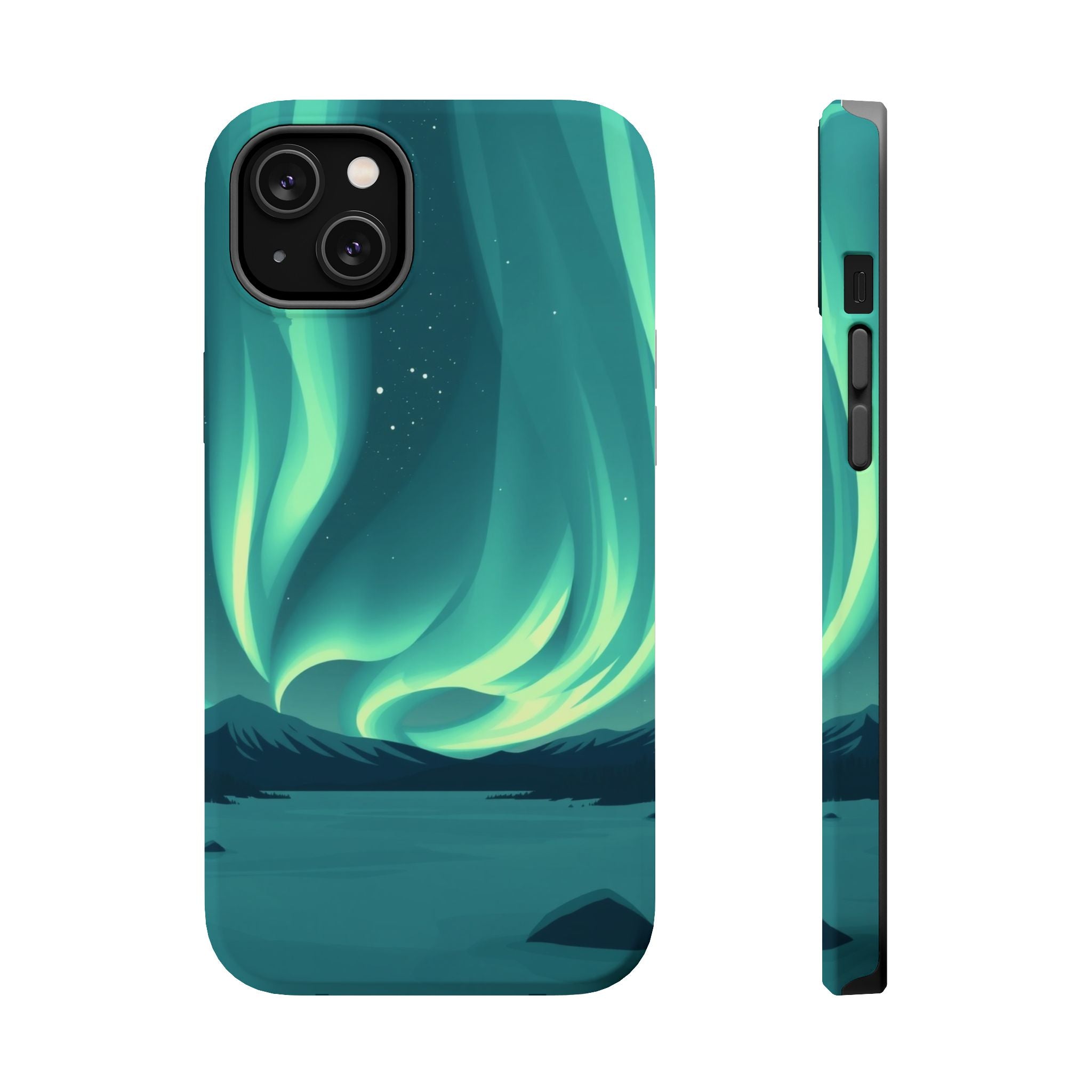 iPhone Northern Lights Abstract Geometric Slim iPhone Everyday Designer · iPhone