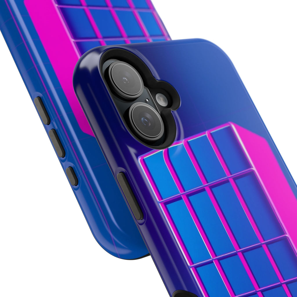 iPhone Earthy 80s Grid Synthwave Design Slim Everyday Designer Case · iPhone Cas