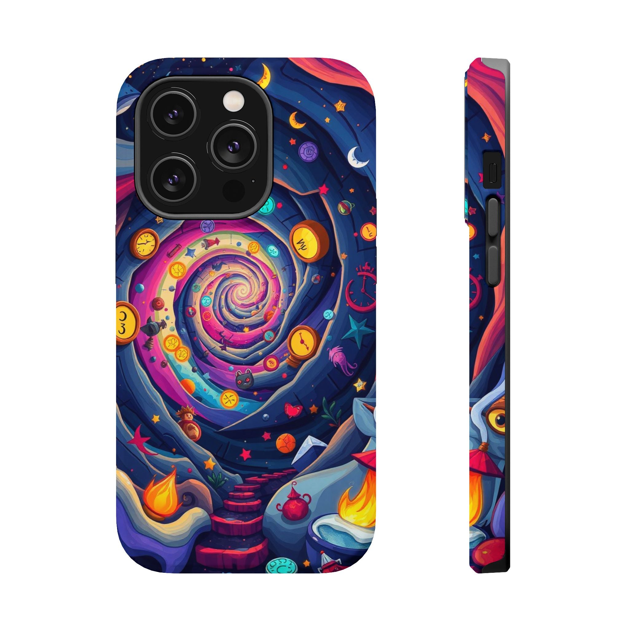 iPhone Time Portal Swirl Kids Fun iPhone Phone Case Gift Clean Minimal · iPhone