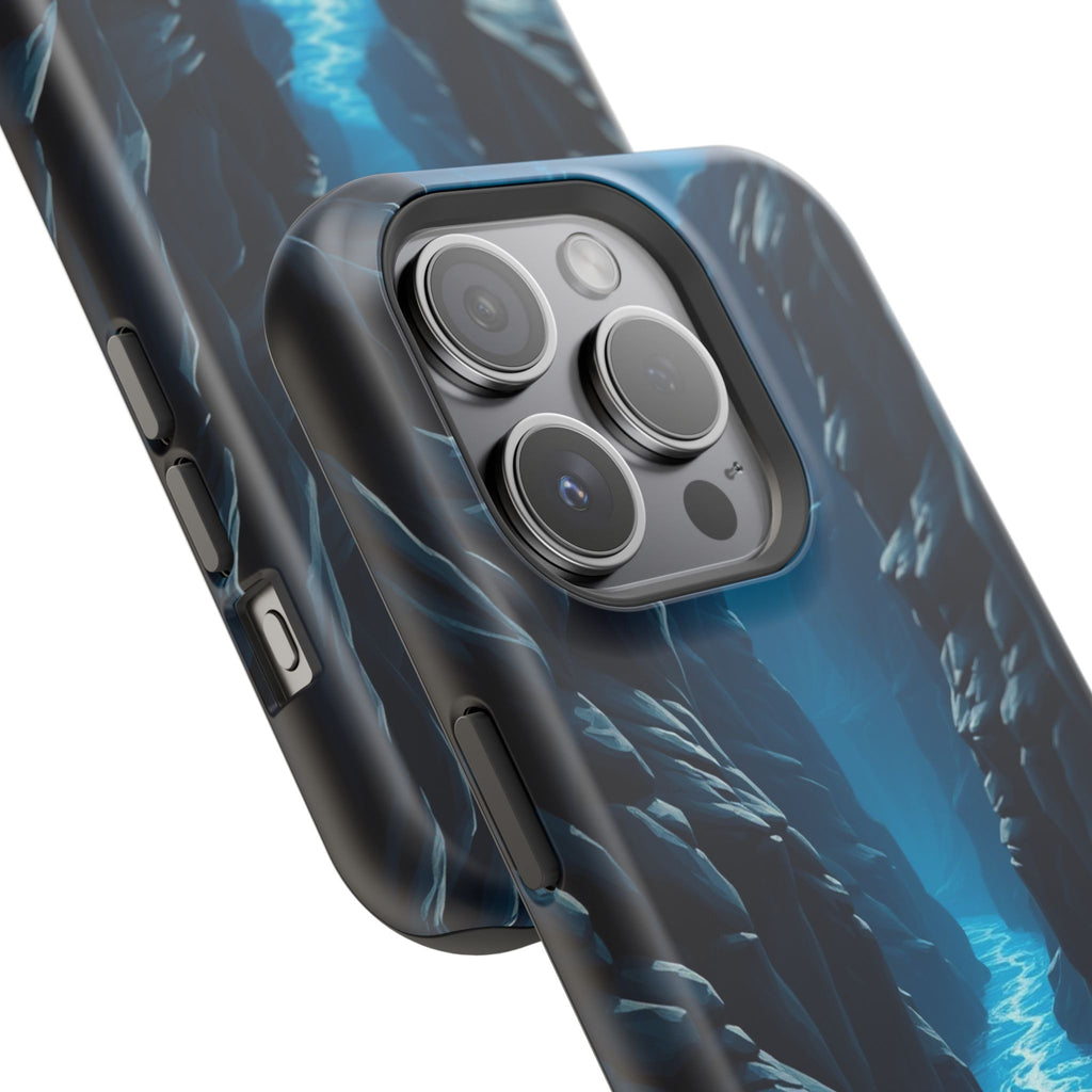 iPhone Midnight Blue And Silver River Canyon Slim iPhone Everyday · iPhone Case