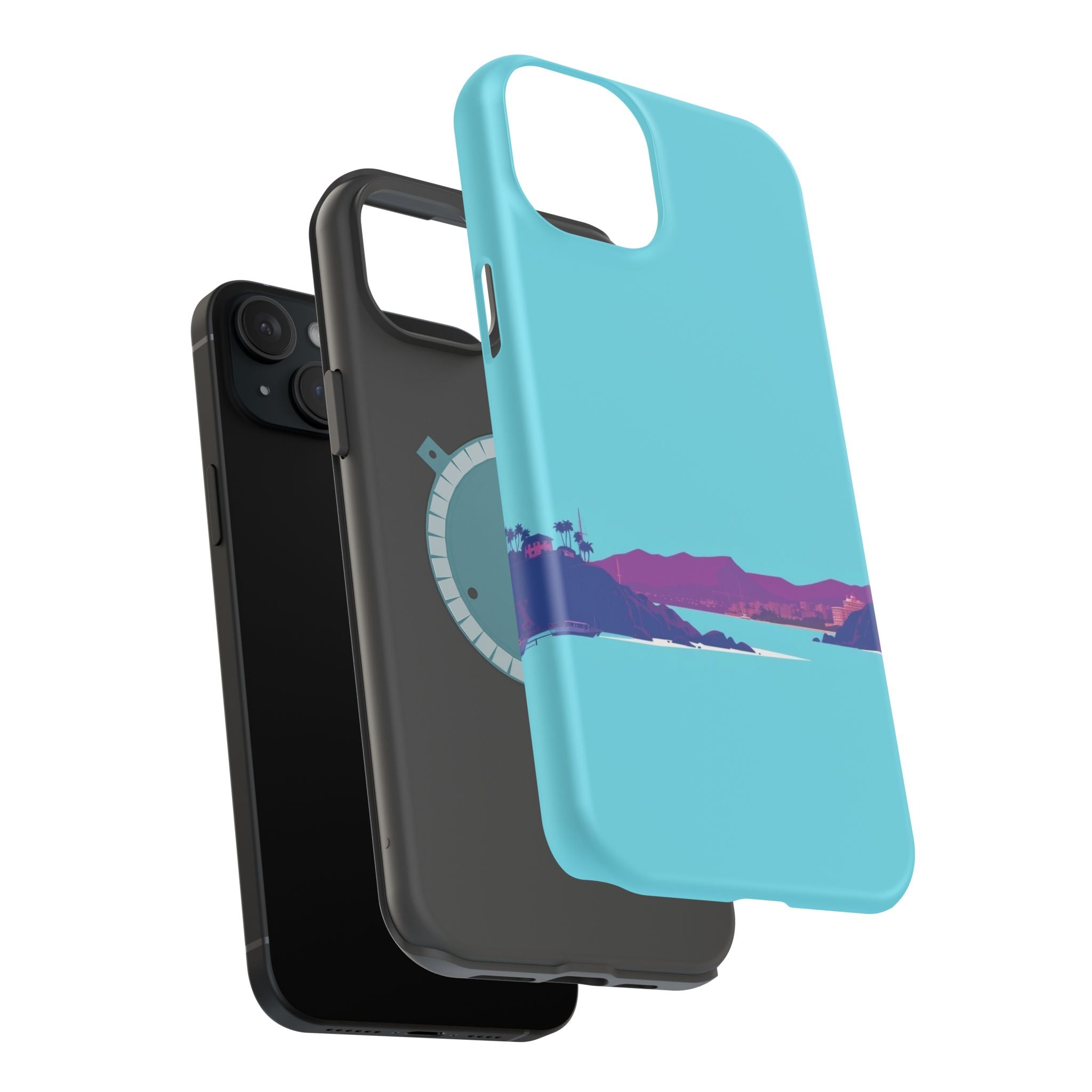 iPhone Hibiscus Coast Mystic Art Bold Modern Everyday Snap Case · iPhone Case