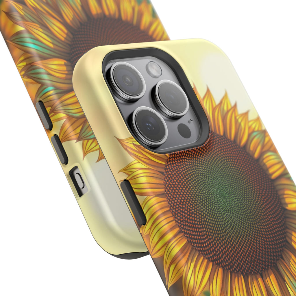iPhone Sunflower Prairie Bold Art Bold Modern Everyday Snap Case · iPhone Case